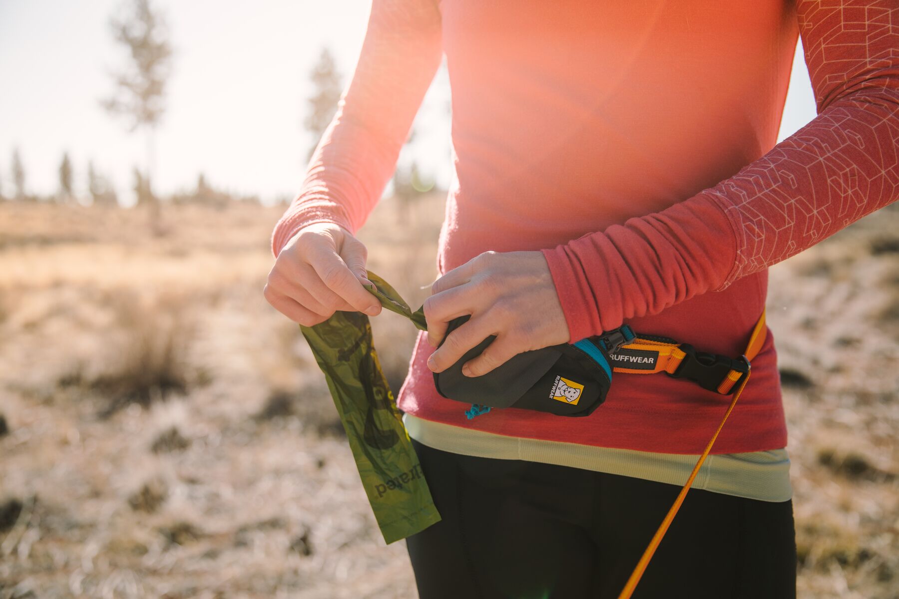 RuffWear Stash Bag™ Orange Poppy