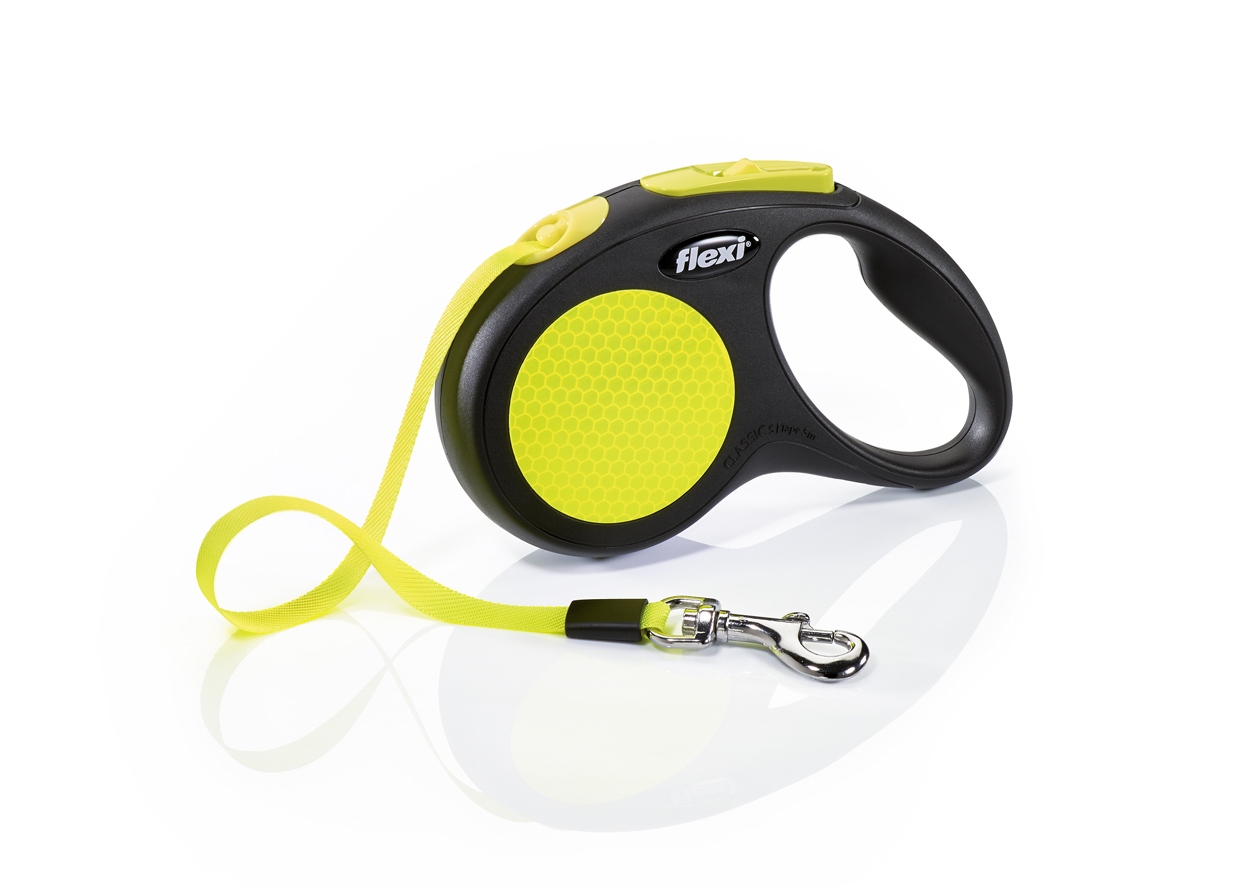 Flexi New Neon mit Gurtband