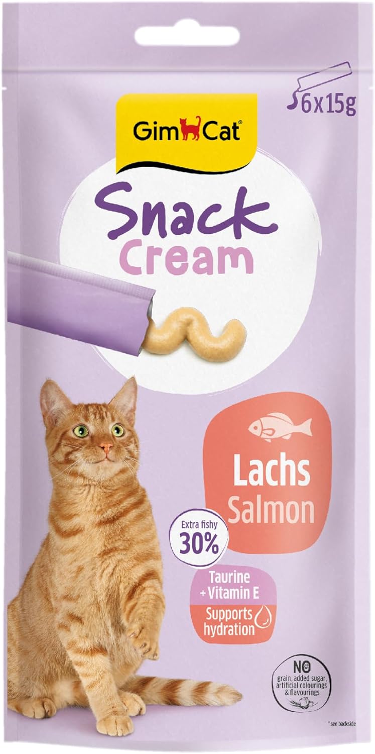 GimCat Snack Cream 6x15g