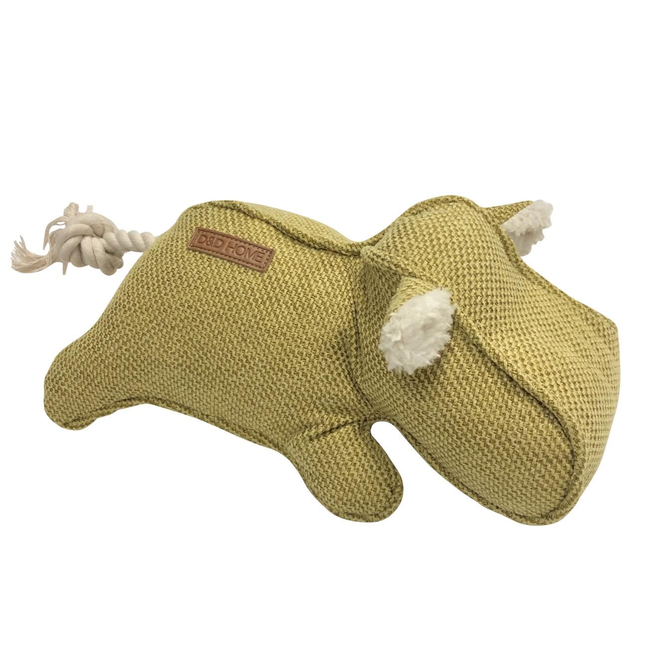 D&D Hundespielzeuge Chenille gelb