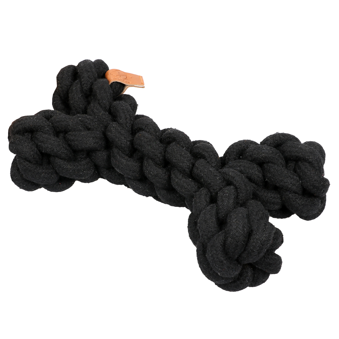D&D Dente Rope Toy schwarz