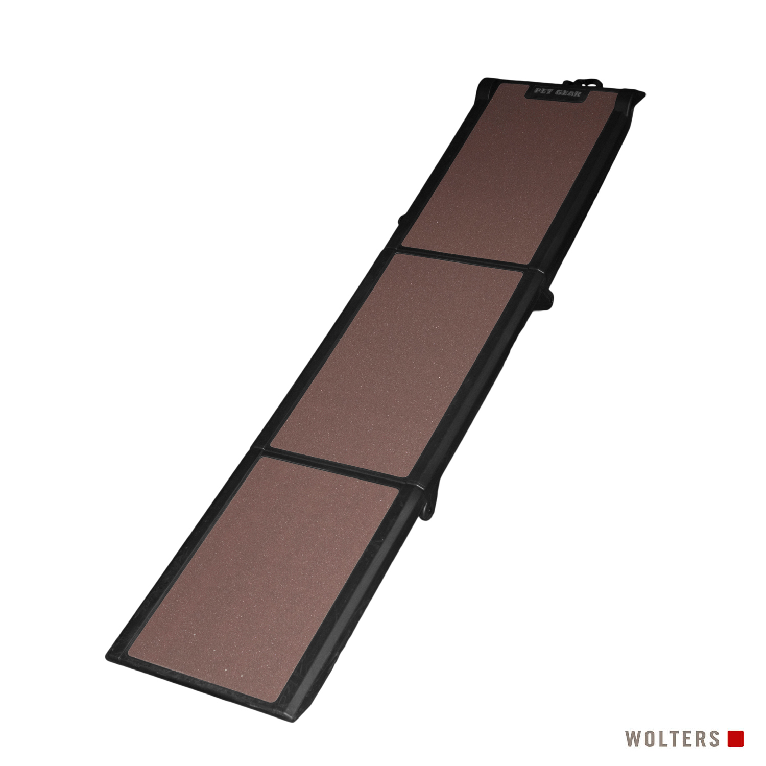 Wolters Travel Lite Hunderampe bis 50kg 180 x 40 x 10cm dreiteilig schoko/schwarz
