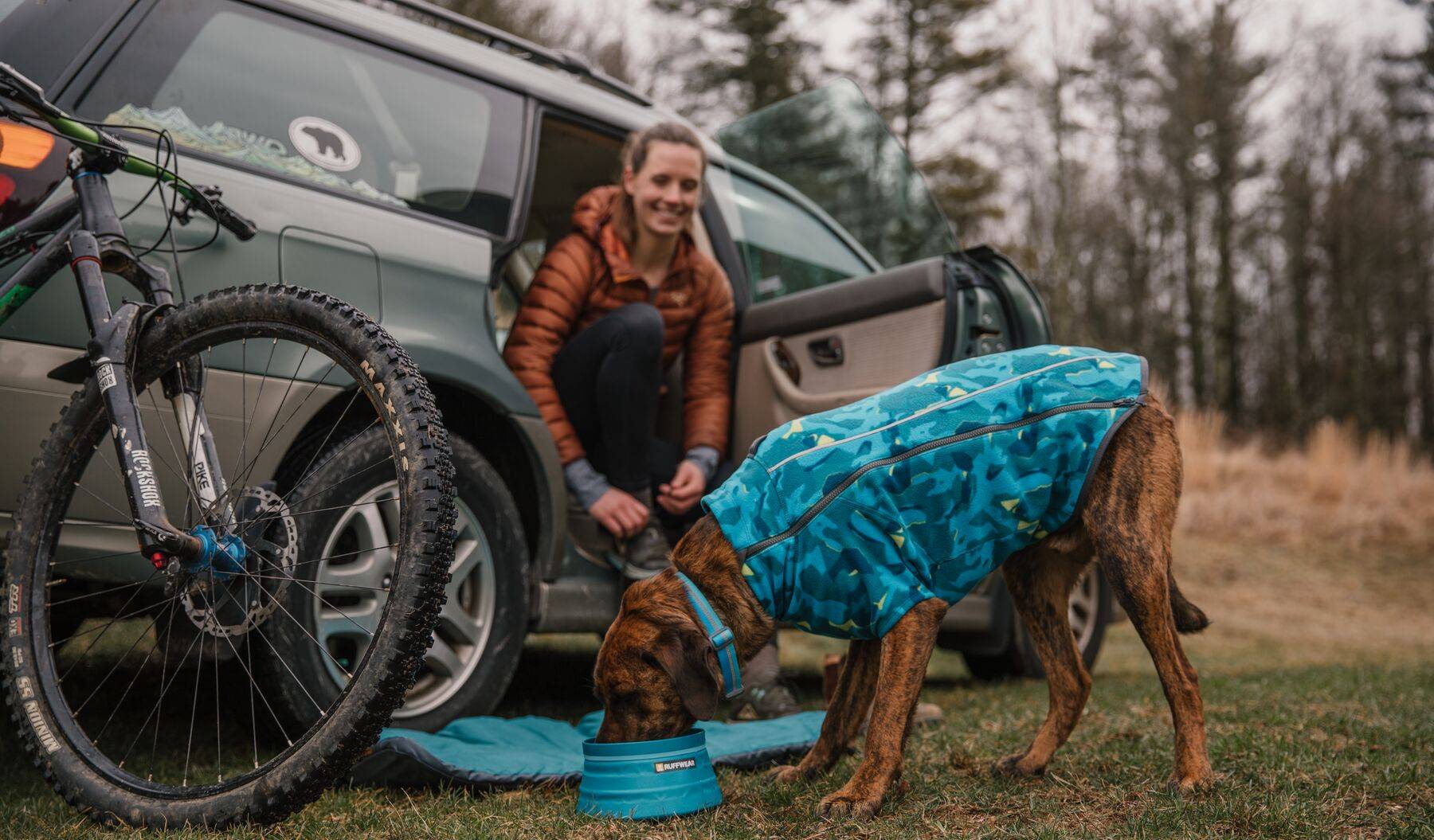 Ruffwear Bivy Bowl Blue Spring M