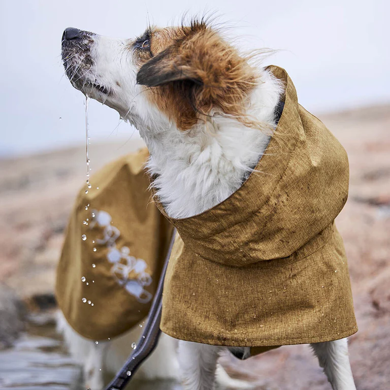 Hurtta Regenmantel Monsoon Coat II ECO desert