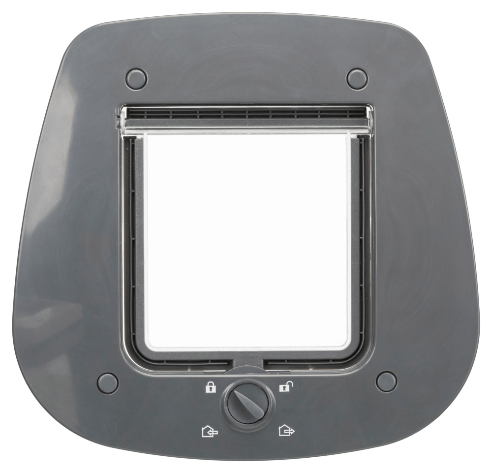 Trixie 4-Wege Freilauftür für Glastüren 27x26cm