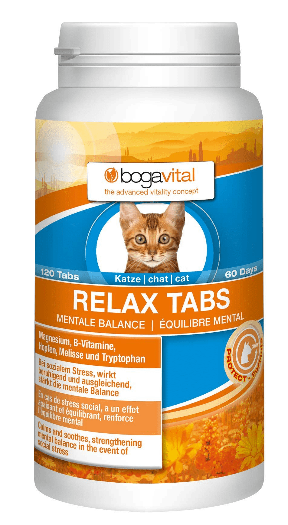 Bogavital Relax Tabs Katze 84g / 120 Tabs