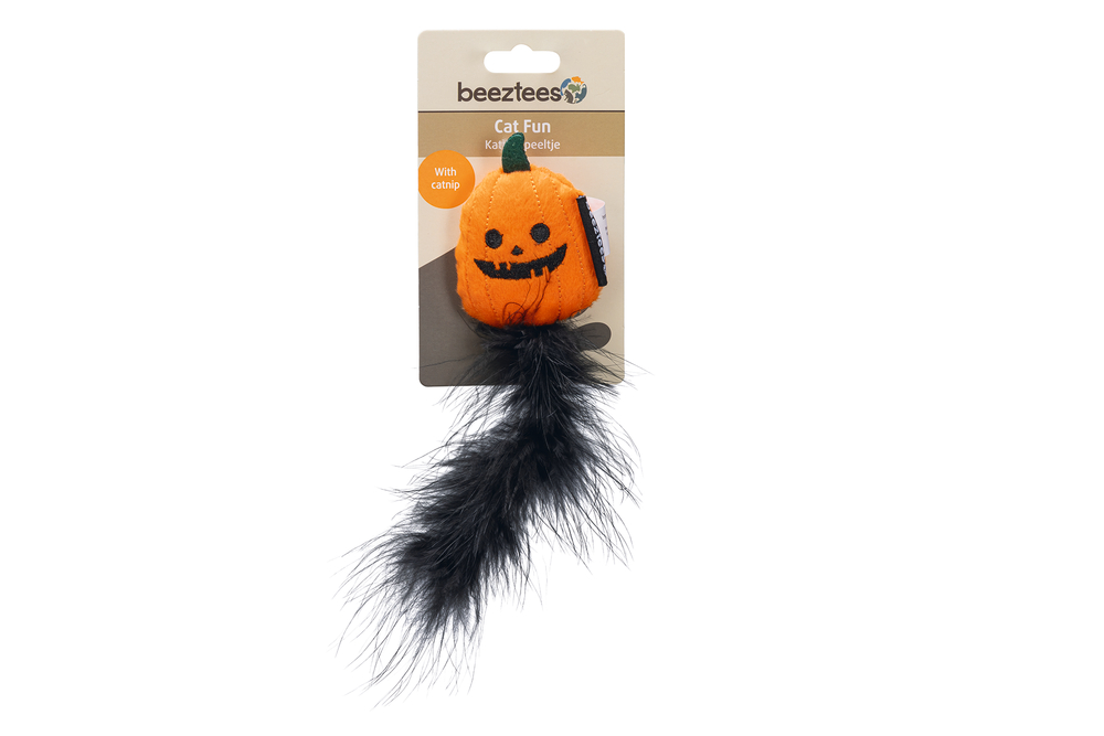 Beeztees Katzenspielzeug Halloween Pompo 8cm