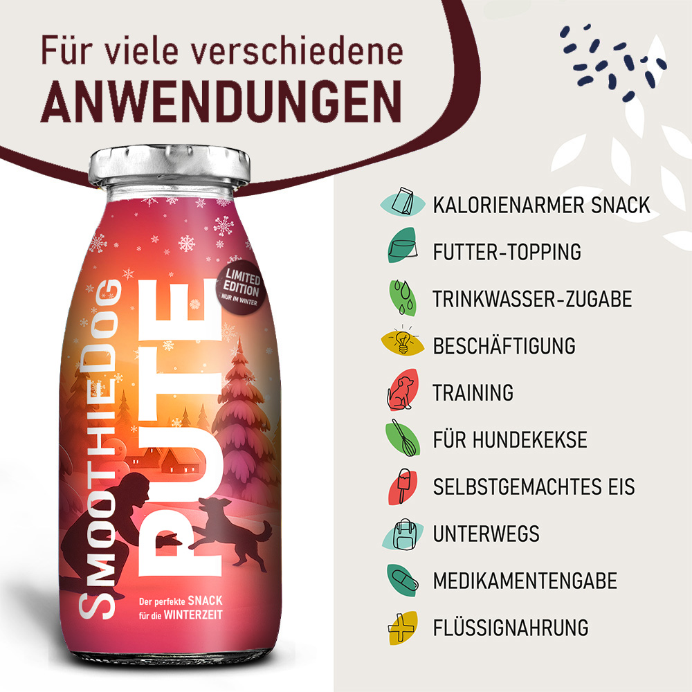 SmoothieDog Winter-Edition Pute 250ml (Limited Edition 2025)