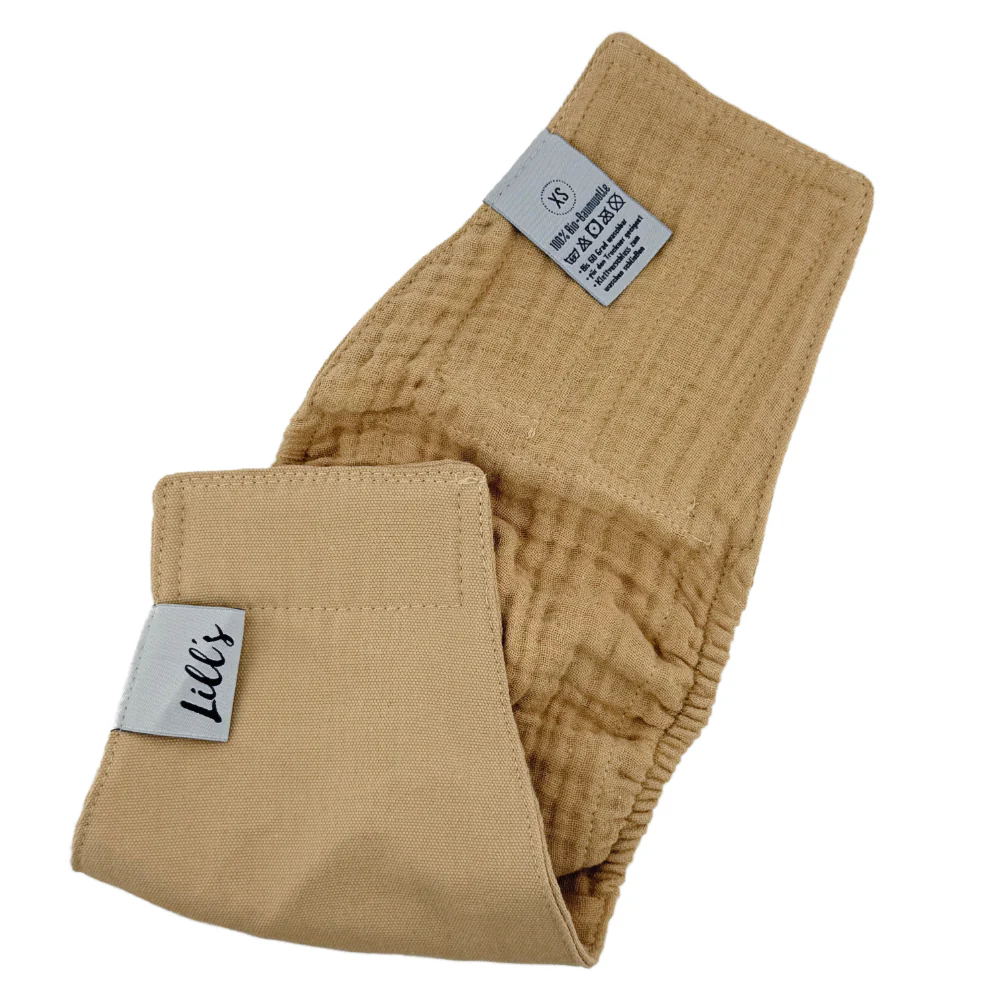 Lill's Rüdenwindel aus Bio-Baumwolle Leon Sand