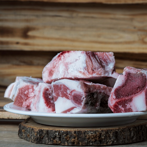 Barfgold Kalbsbrustbeinknochen kleine Stücke, gefroren 1kg