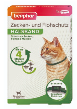 Beaphar Zecken- & Flohschutz Halsband 35cm Katze