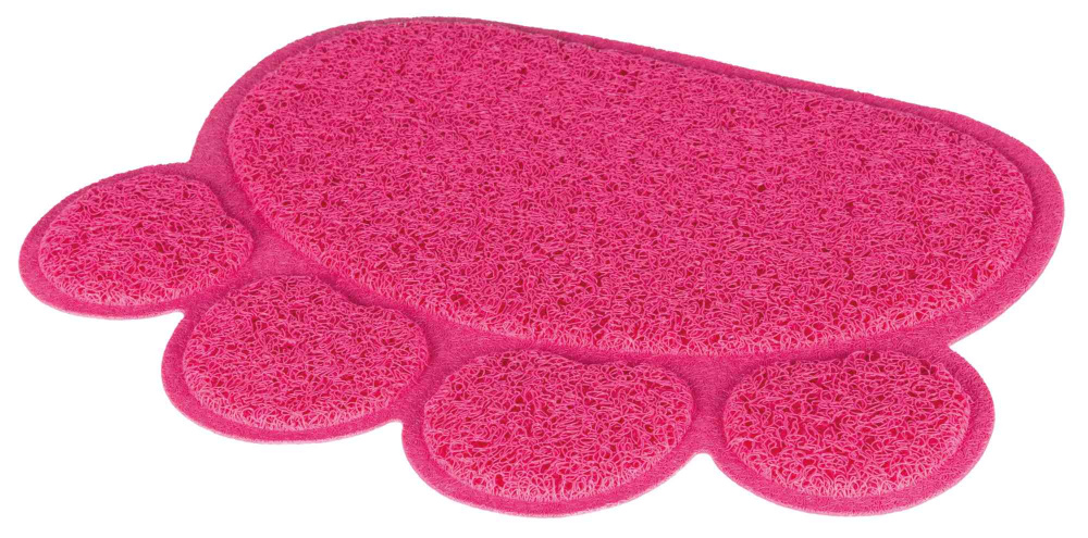 Trixie Vorleger für Katzentoiletten, Pfote, PVC