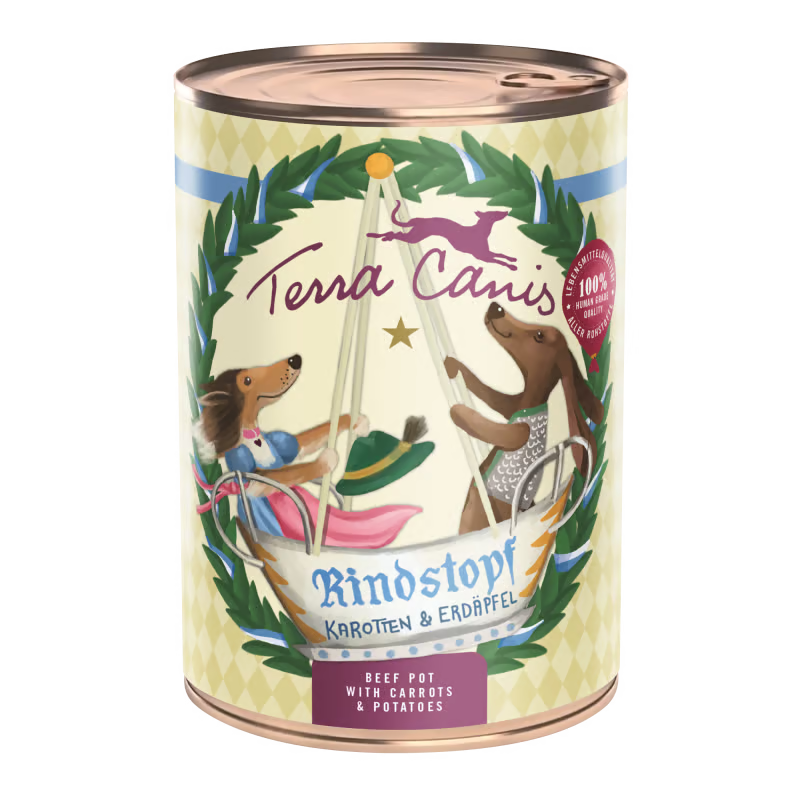 Terra Canis Oktoberfest Menü 2024: Rindstopf Karotten & Erdäpfel 385g (Limited Edition)