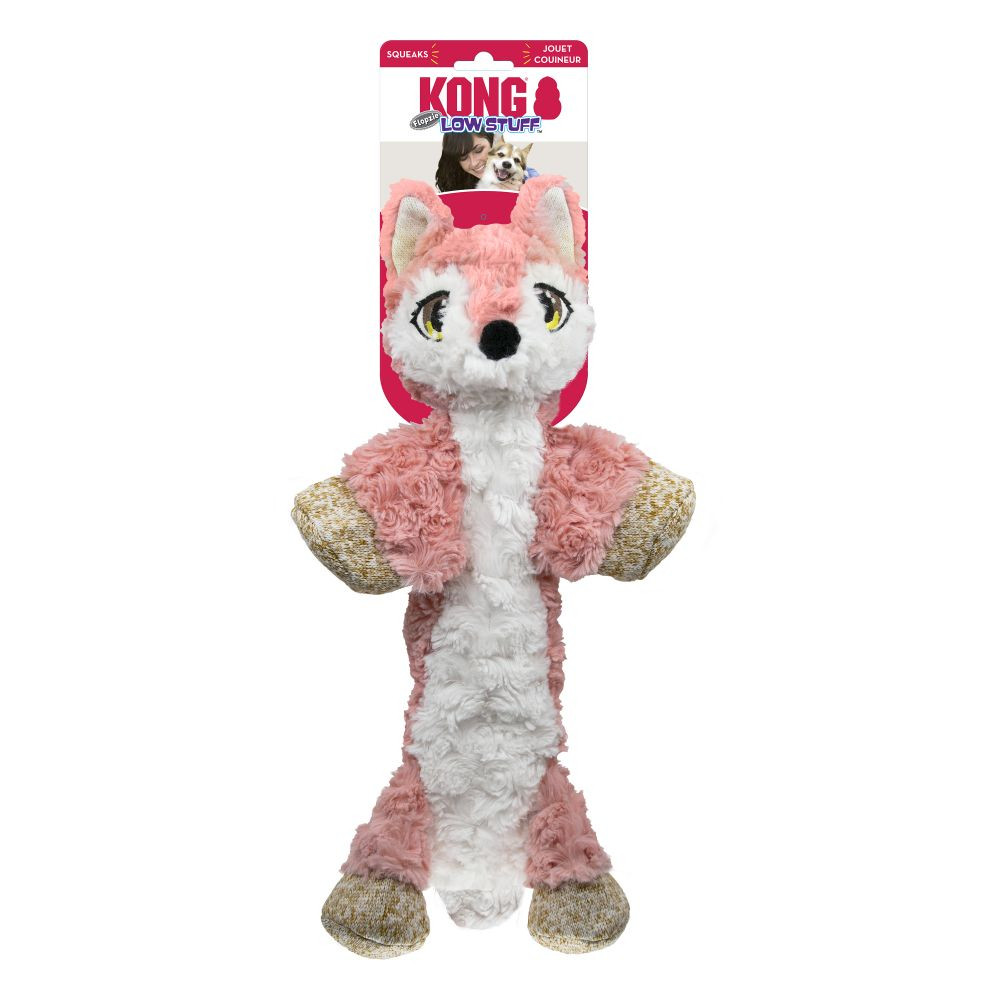 KONG Low Stuff Flopzie Fox M