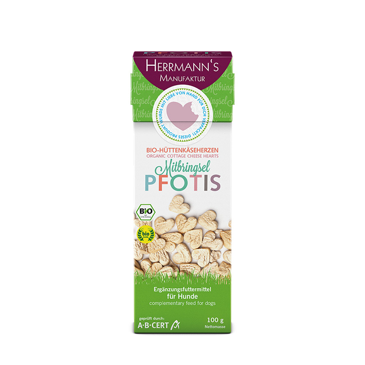 Herrmanns Bio-Hüttenkäseherzen 100g