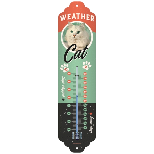 Nostalgic-Art Thermometer Weather Cat