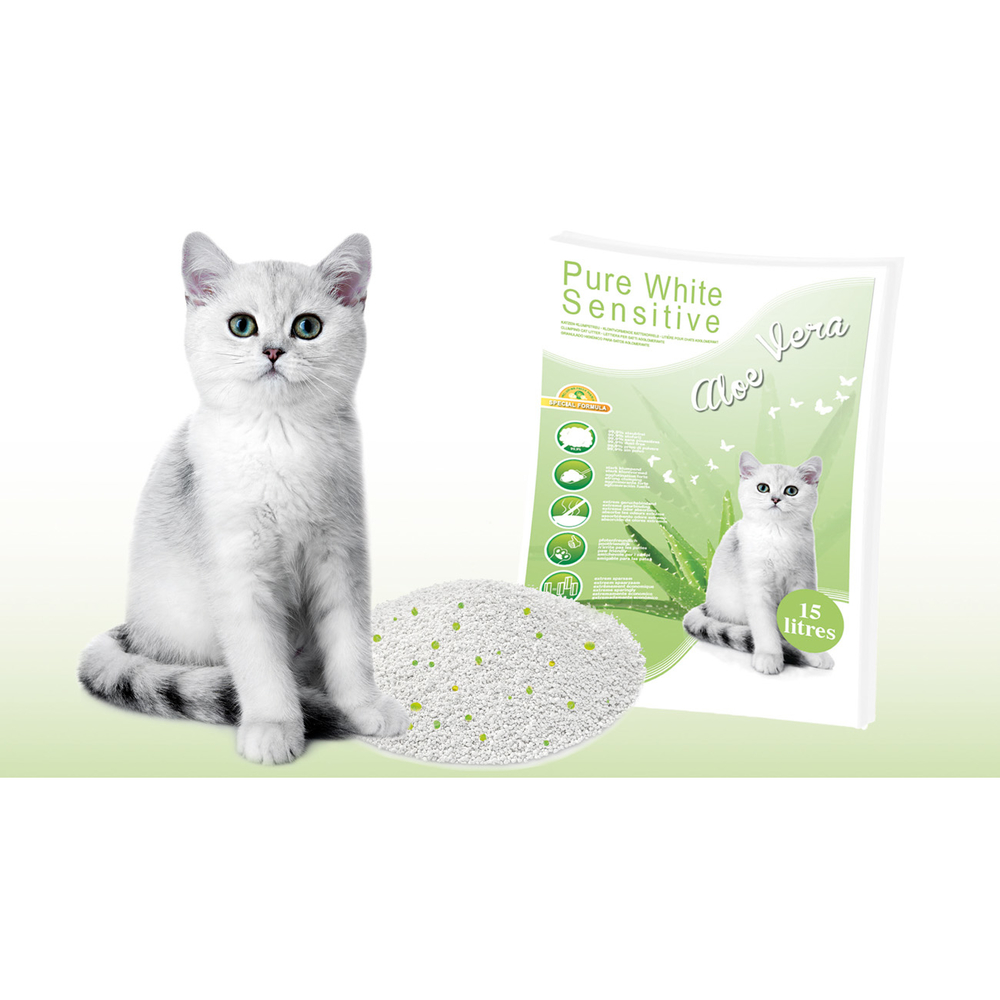 Europet Katzenstreu Pure White Sensitive 15 Liter