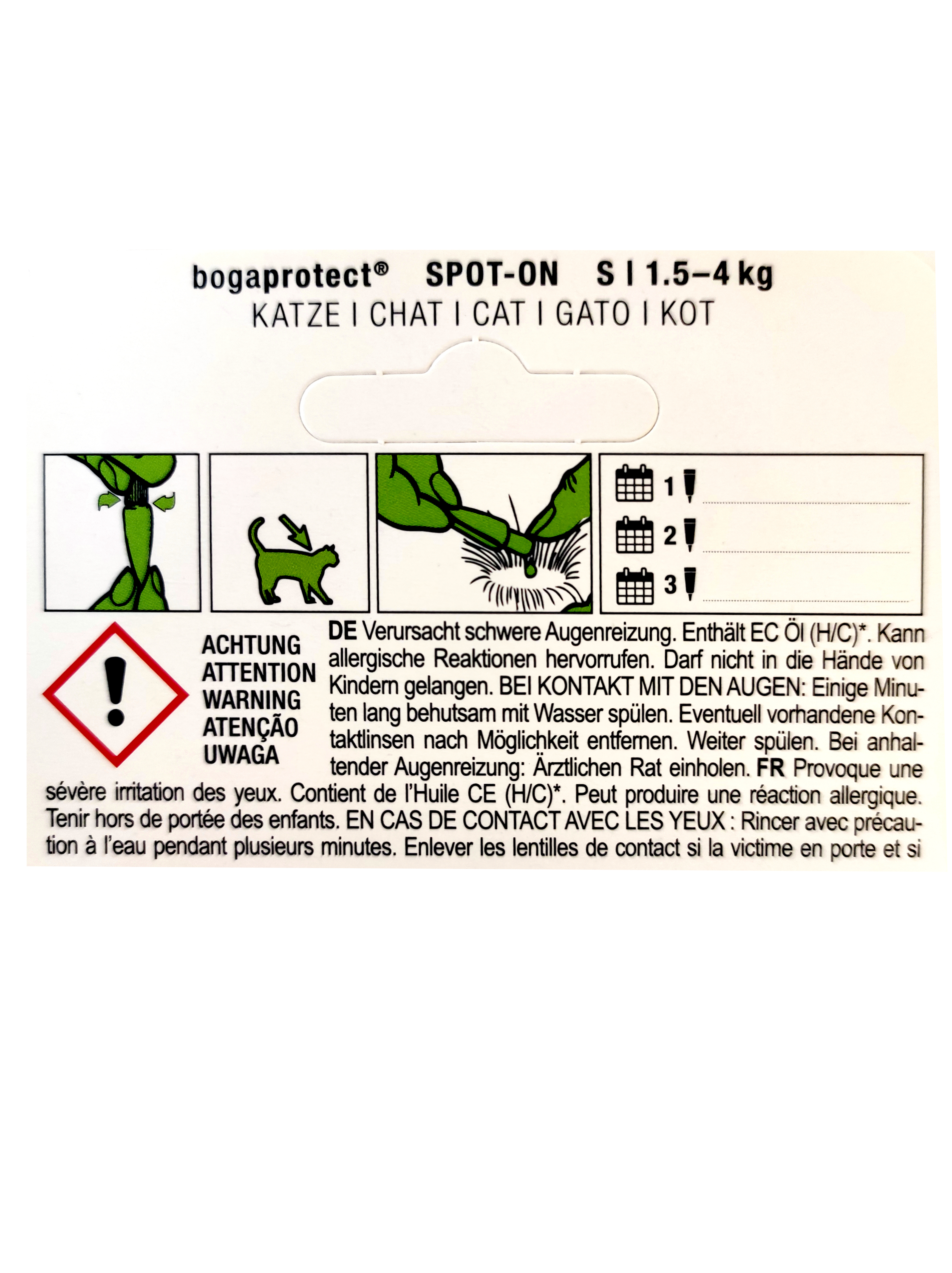 Bogaprotect Spot-On Katze