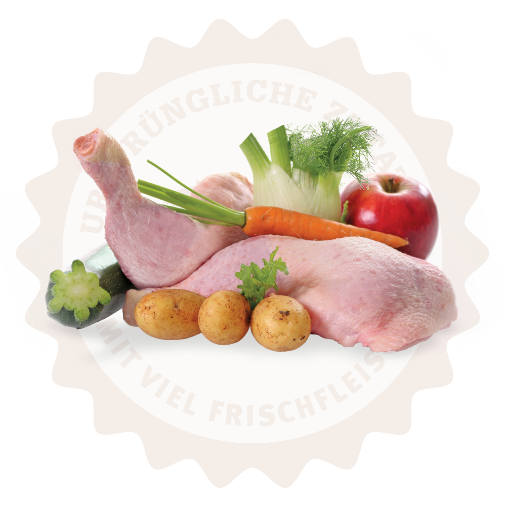 Lakefields Landhuhn mit Fenchel für Welpen