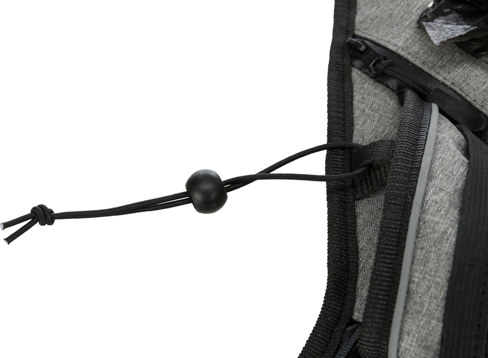 Trixie Jogginggurt mit Leine, Gurt: 70–130cm/23cm, Leine: 1,15–1,50m/20mm, grau/schwarz