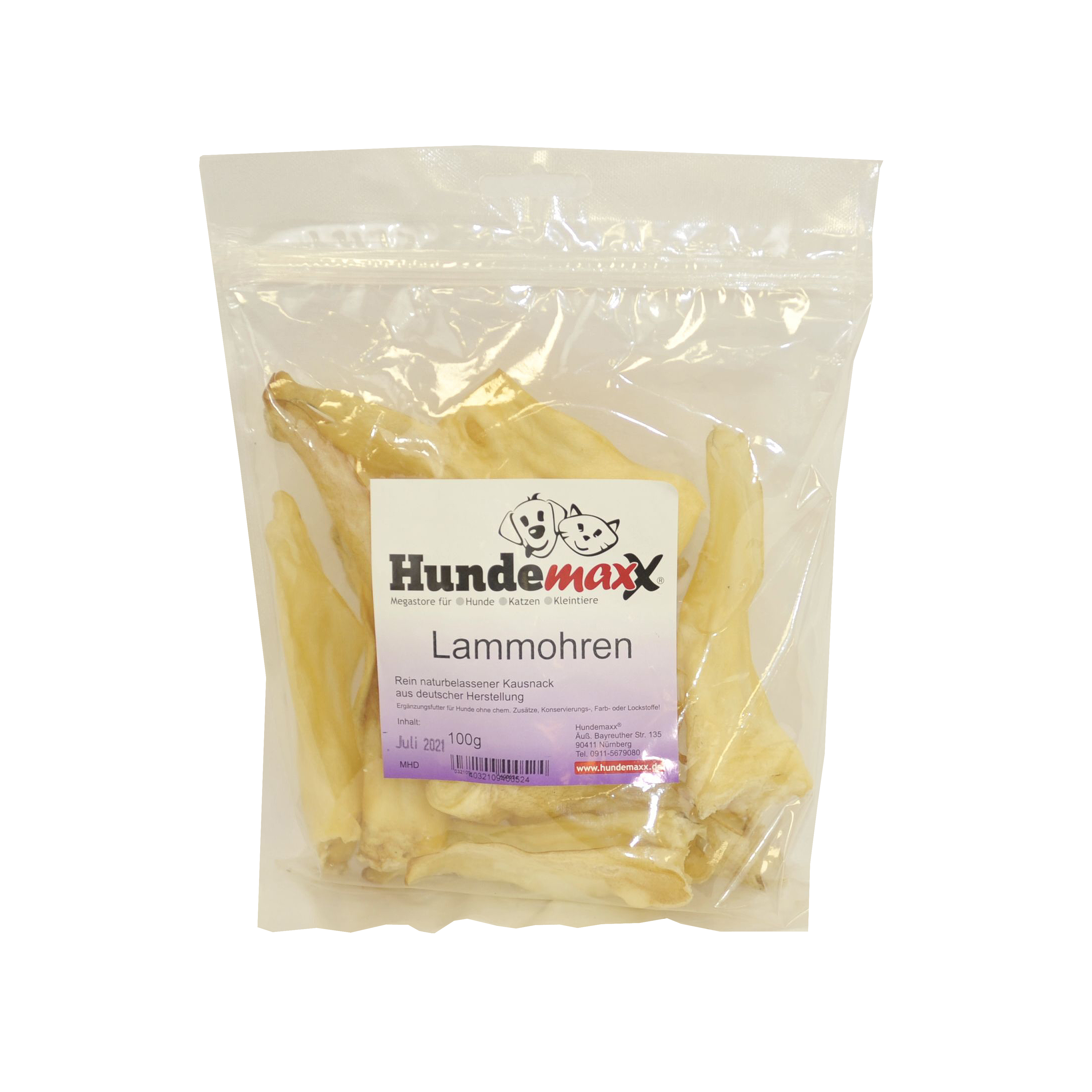 Knabberspass Lammohren 100g