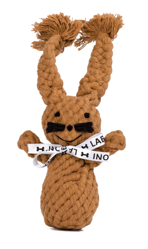 Laboni Hundespielzeug Heinrich Hase hellbraun 22cm