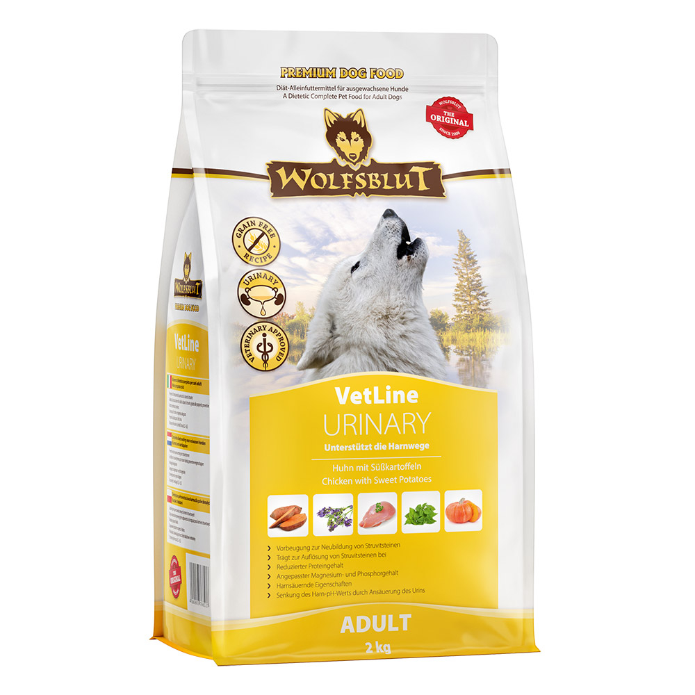 Wolfsblut Vetline Urinary Huhn mit Süßkartoffel 2kg