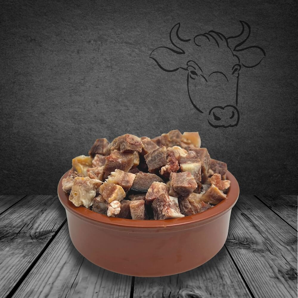 barfmaxx Ochsenmaul gekocht (gewürfelt) 500g