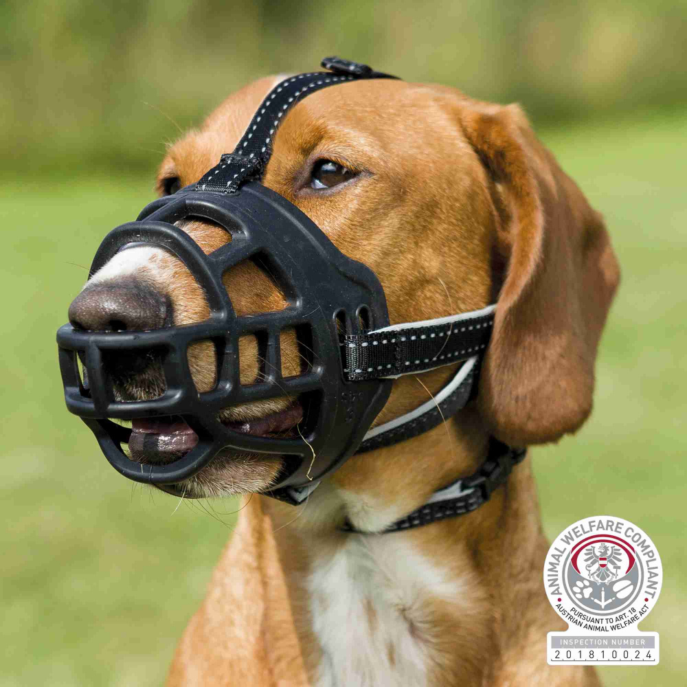 Trixie Muzzle Flex Maulkorb, Silikon schwarz