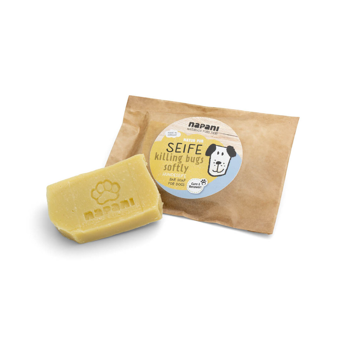 Napani Hunde Seife "killing bugs softly" 80g