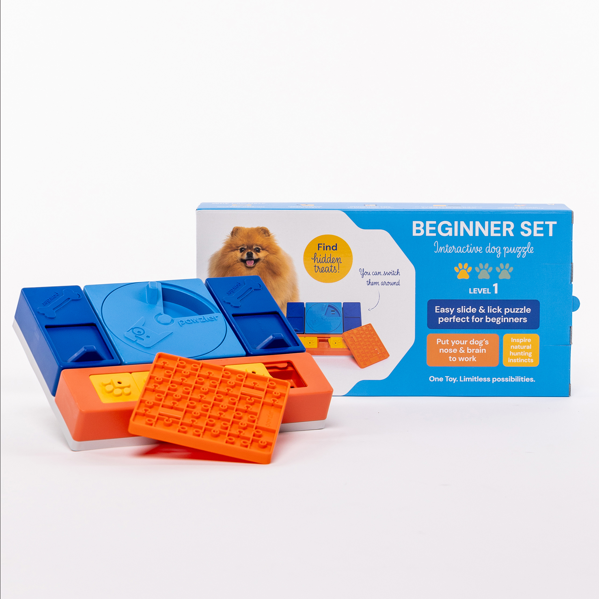 Pawzler interaktives Hundepuzzle - Beginner set - Level 1-2