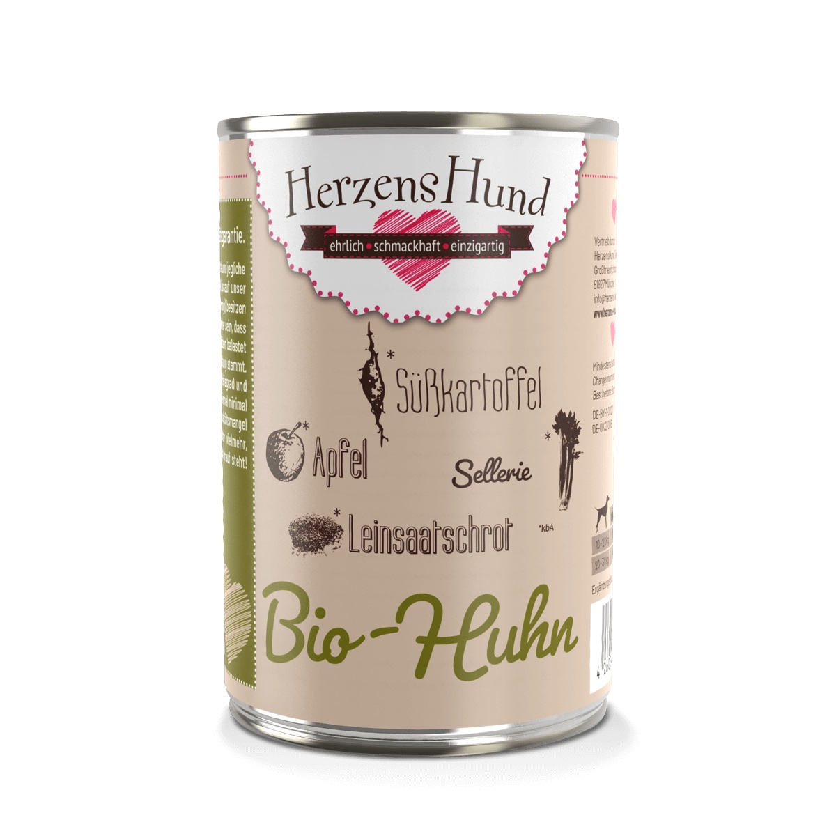 Herzenshund Bio-Menü - Dose