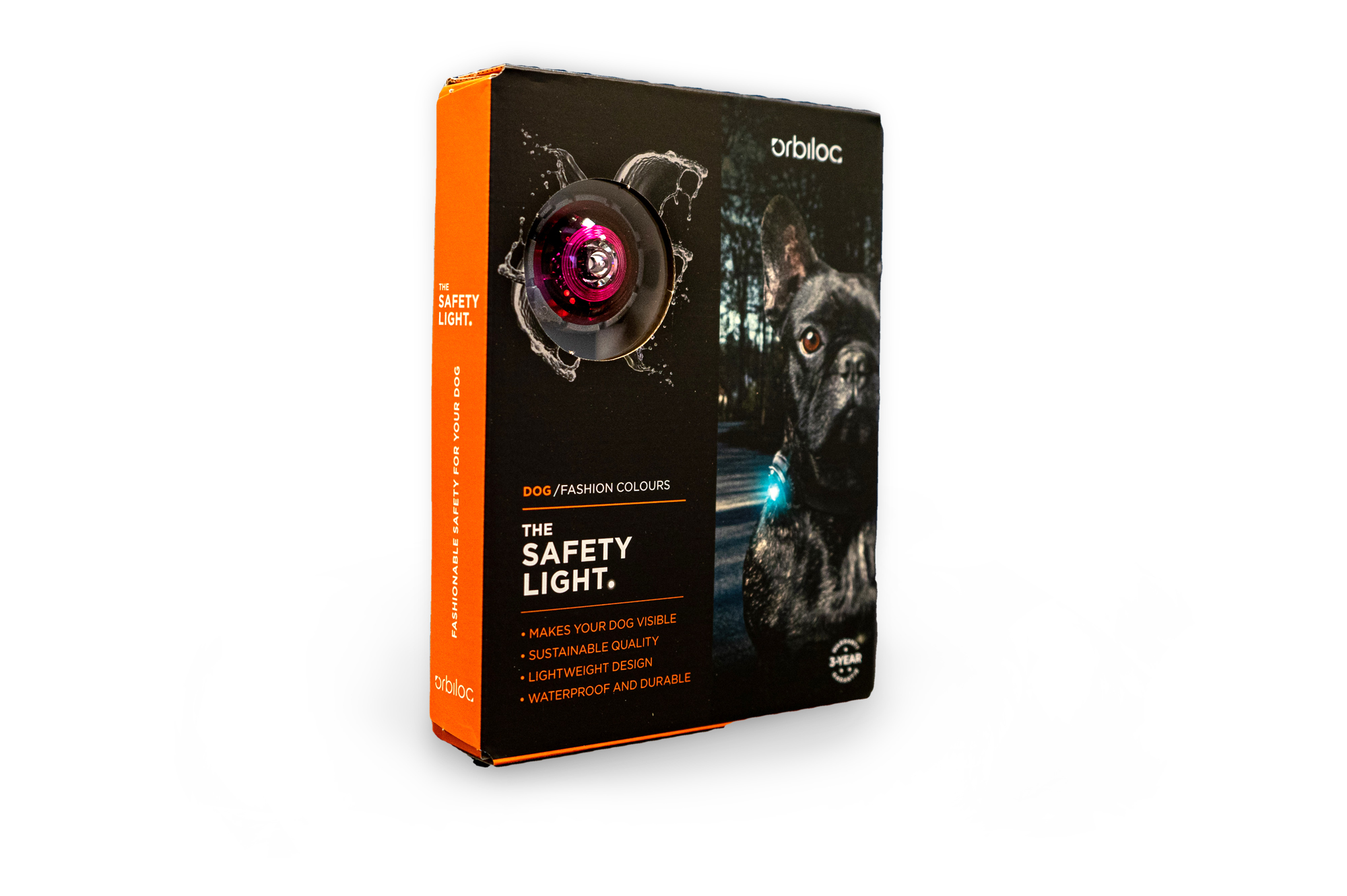 Orbiloc Dog Dual Light pink