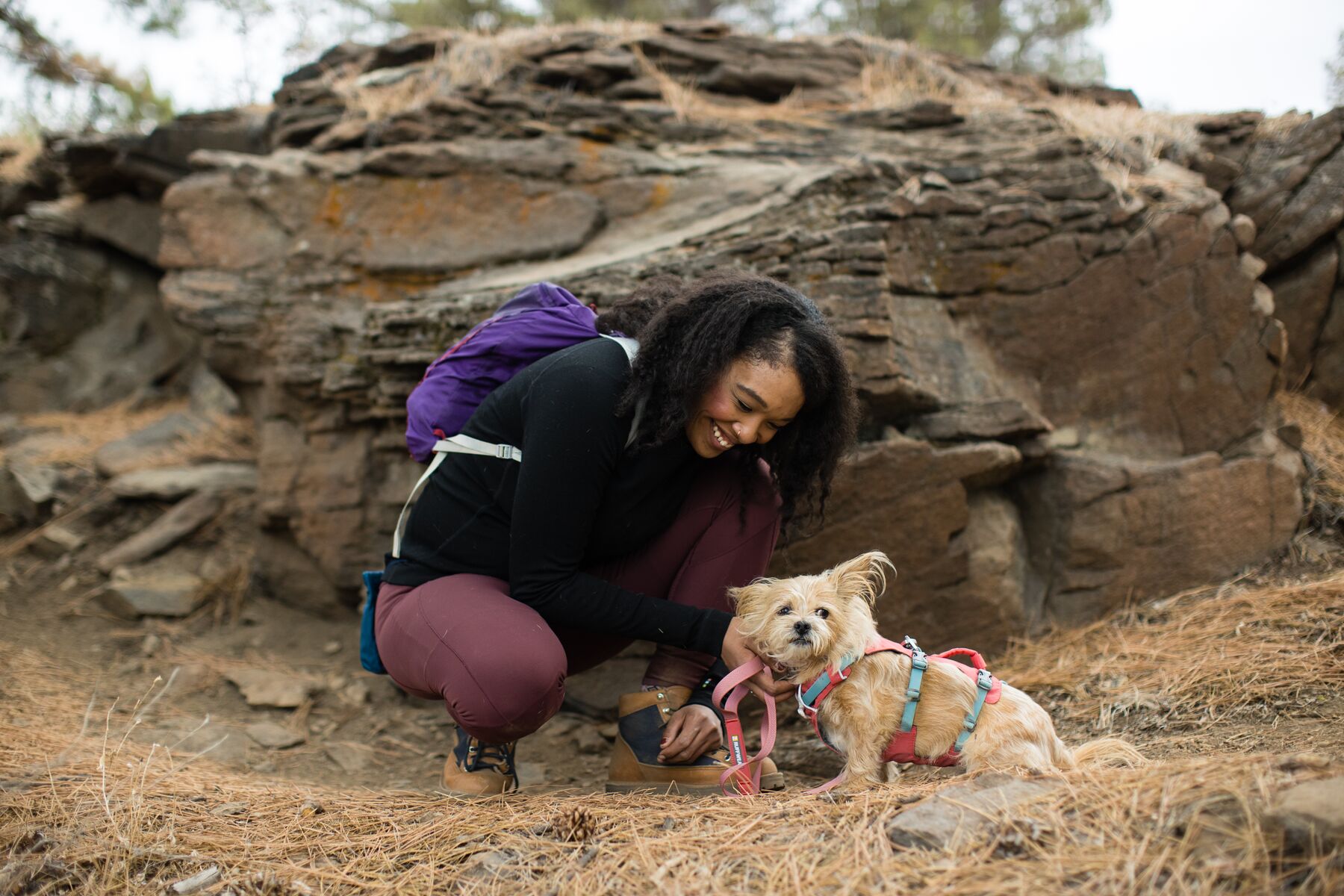 RuffWear Flagline™ Harness Salmon Pink