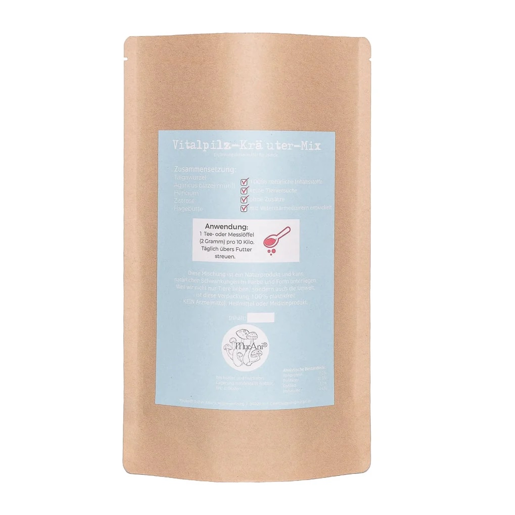 MycAni Vitalpilz-Kräutermix "Mimose" (Immunsystem) 200g
