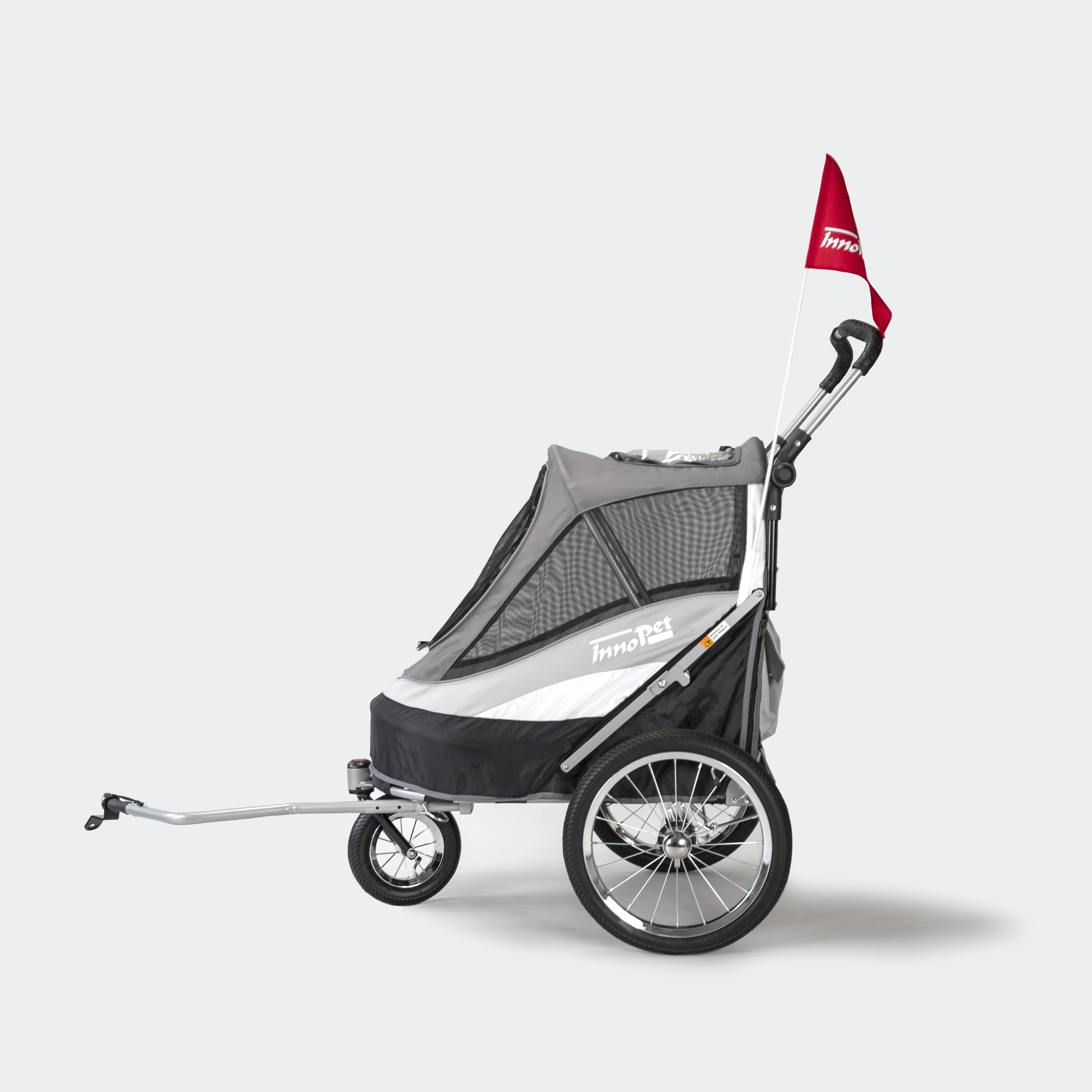 InnoPet Sporty Trailer schwarz/silbergrau