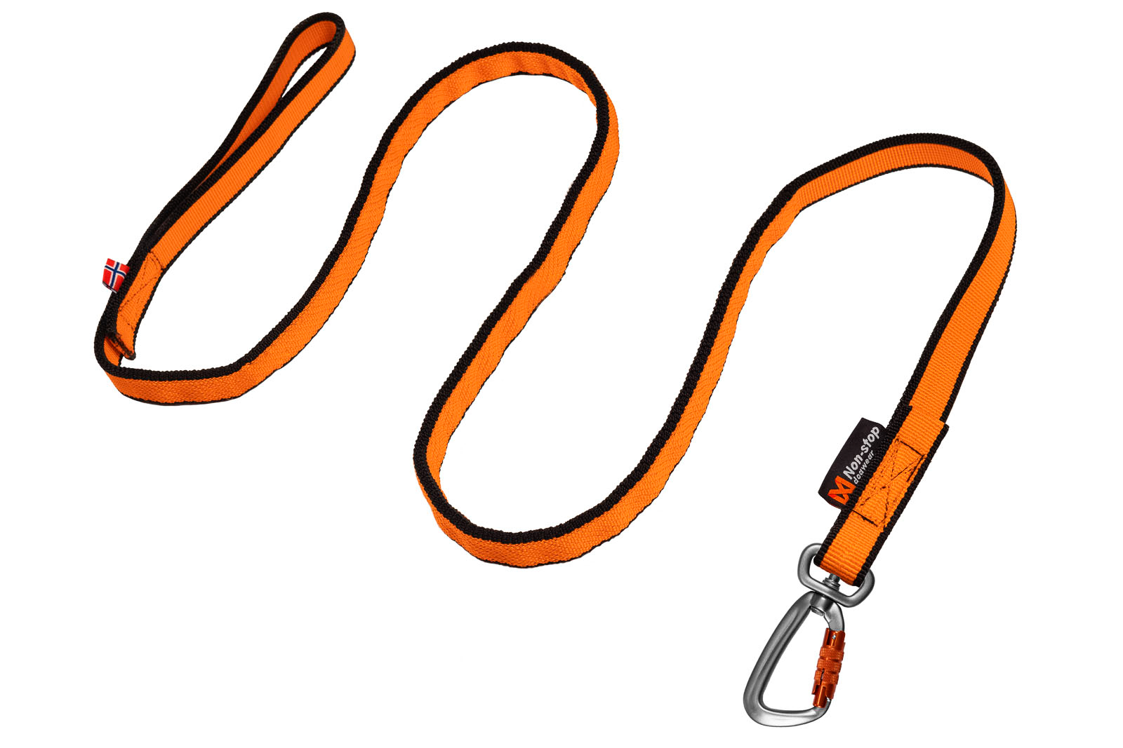 Non-stop dogwear Bungee Leash 2.0 orange