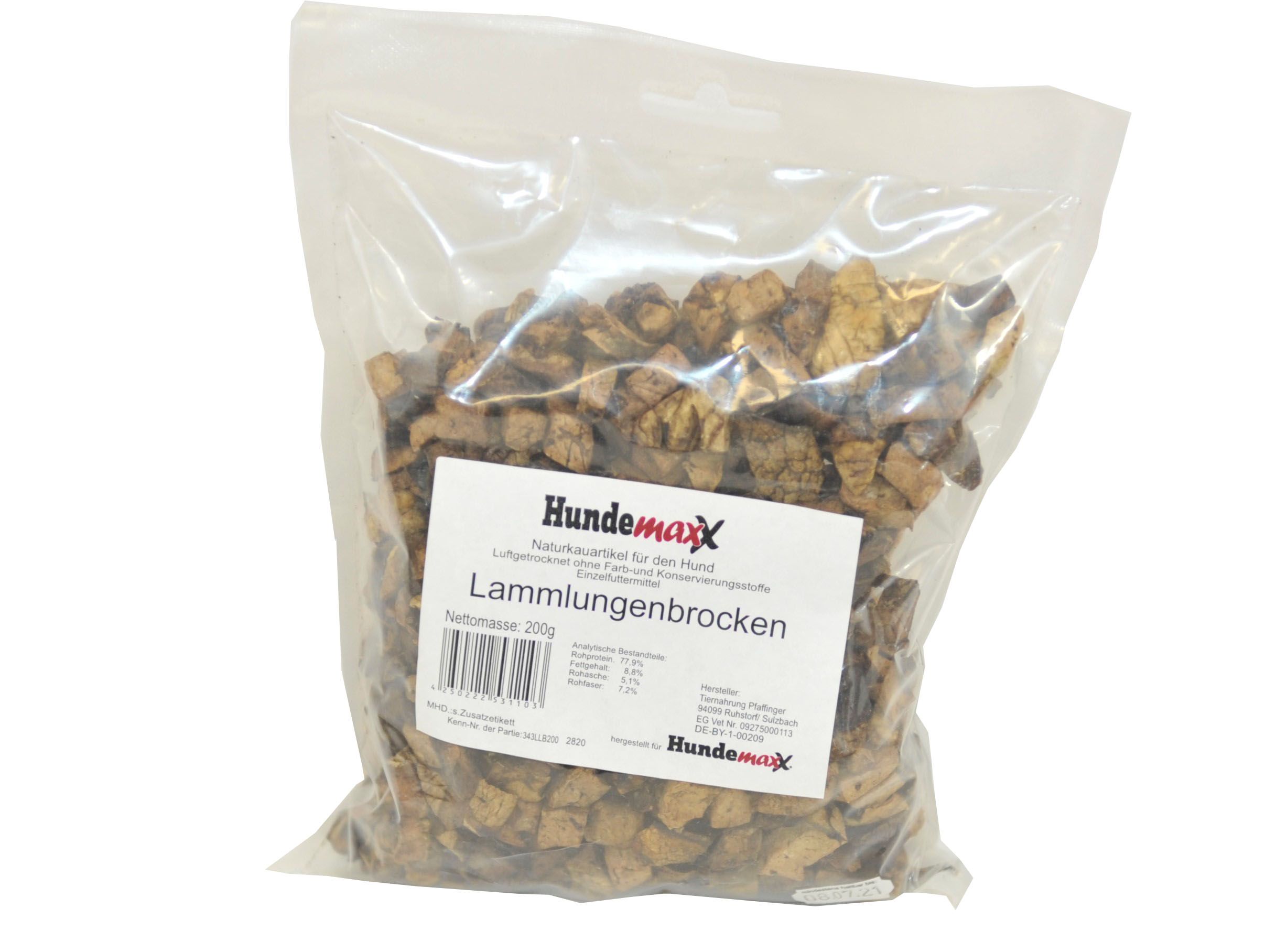 Hundemaxx Lammlungen-Brocken getrocknet