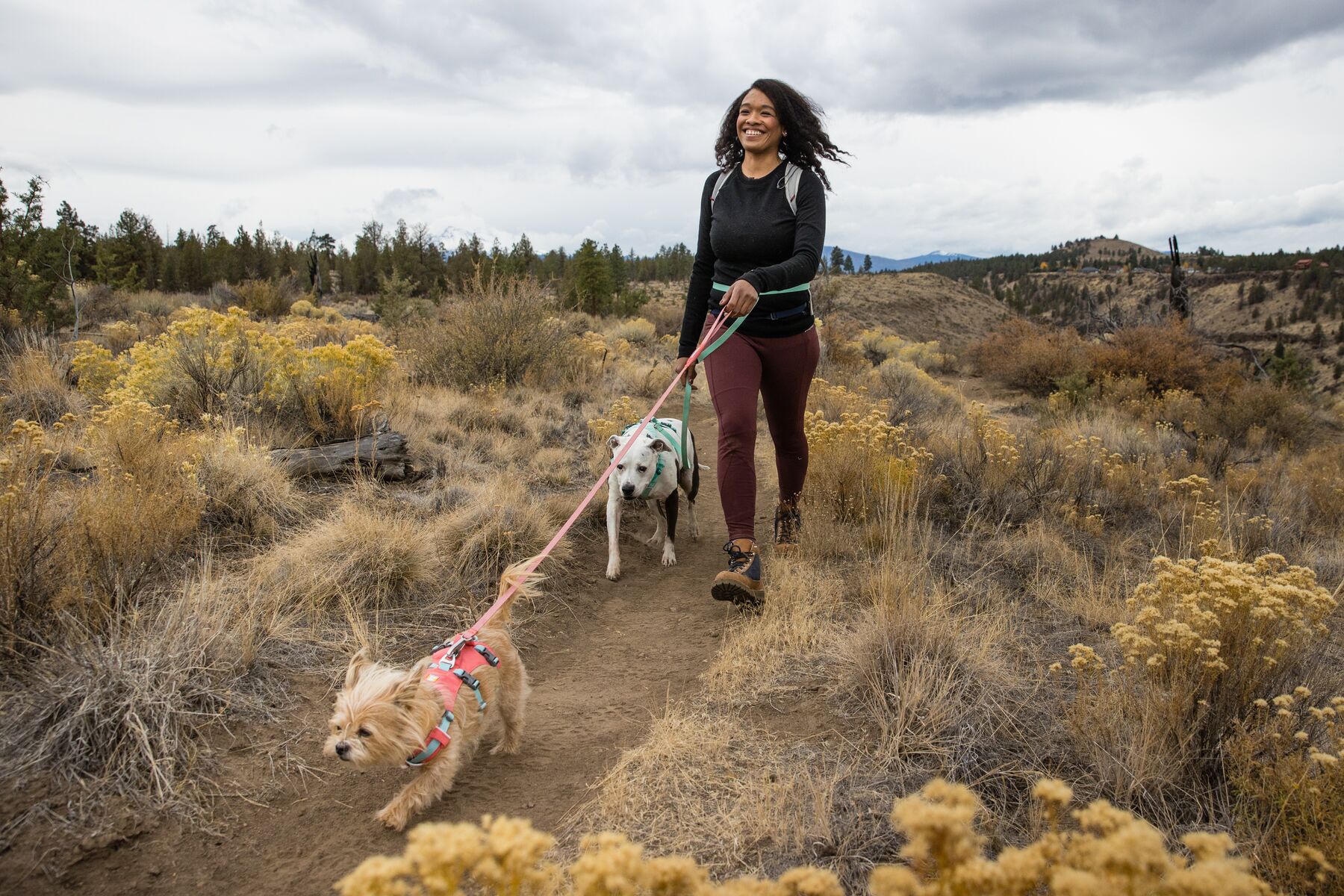 RuffWear Flagline™ Harness Salmon Pink