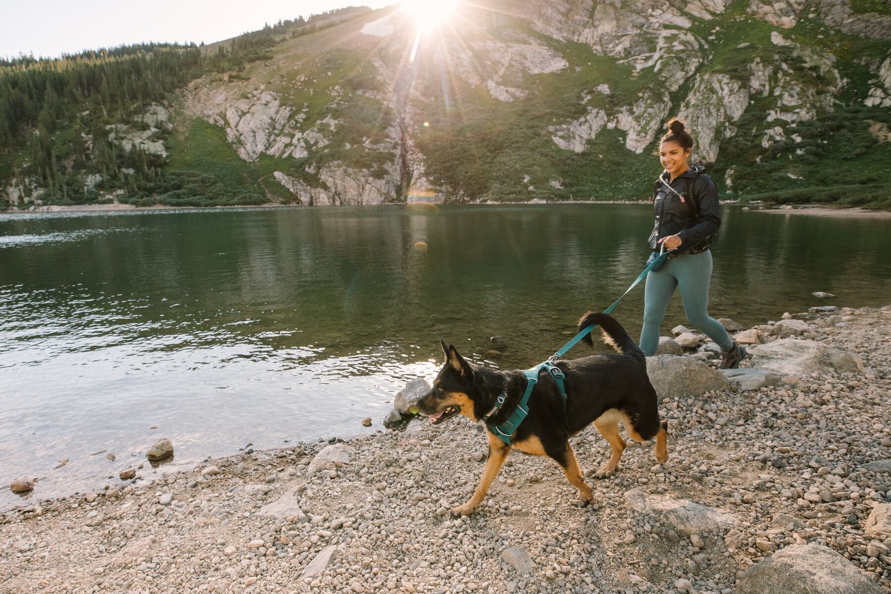 Ruffwear Front Range Harness Tumalo Teal Ruffwear Front Range Harness Tumalo Teal