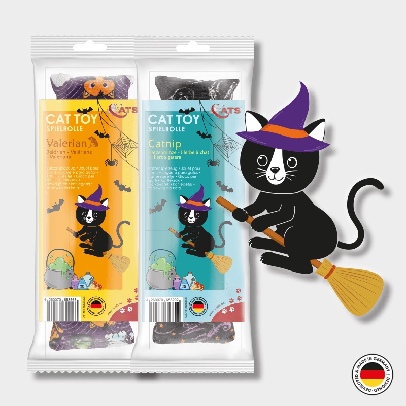 4cats Halloween Collection Spielrolle mit 4catsnip, sortiert