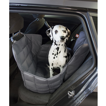 Doctor Bark 1-Sitz-Autodecke, grau – Hundewelt Hilse