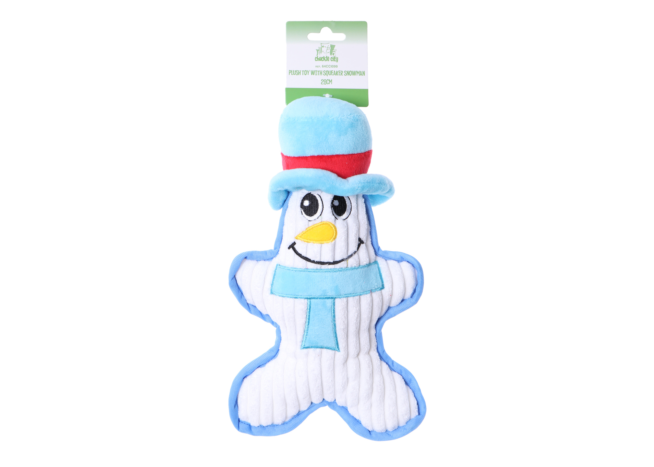 Chuckle City Hundespielzeug Schneemann 28cm