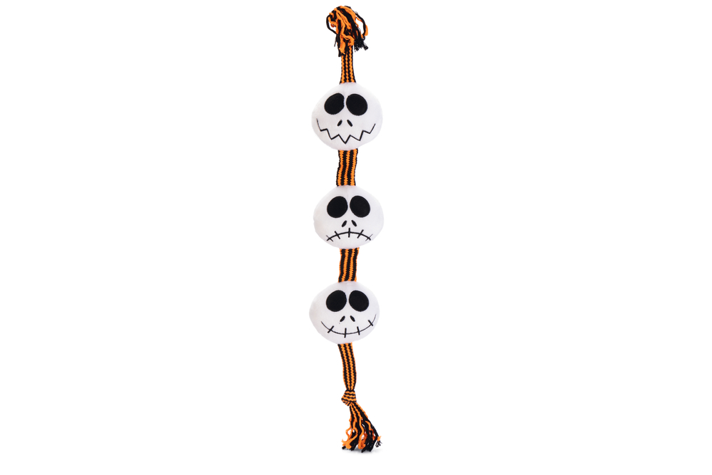 Beeztees Hundespielzeug Halloween Geister Bälle am Seil 56cm
