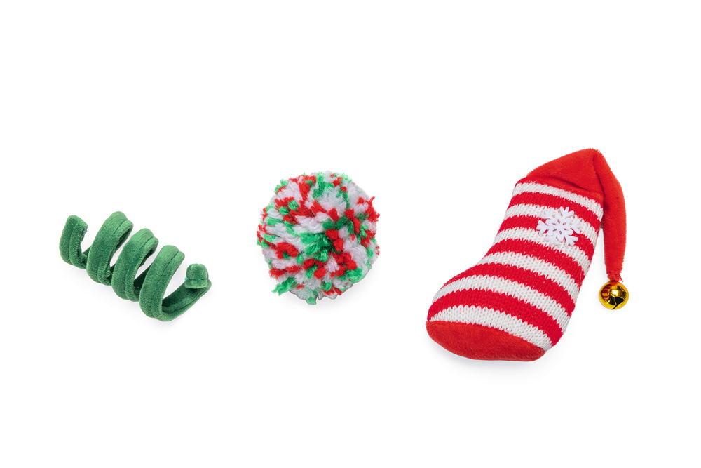 Beeztees Katzenspielzeug Weihnachtsspaß 3er-Set