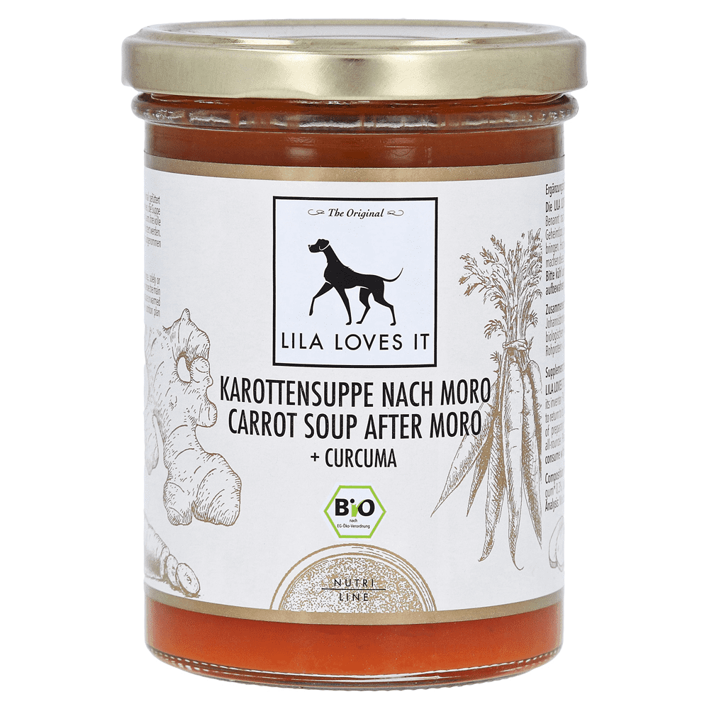 Lila Loves It BIO-KAROTTENSUPPE NACH MORO + CURCUMA 485ml