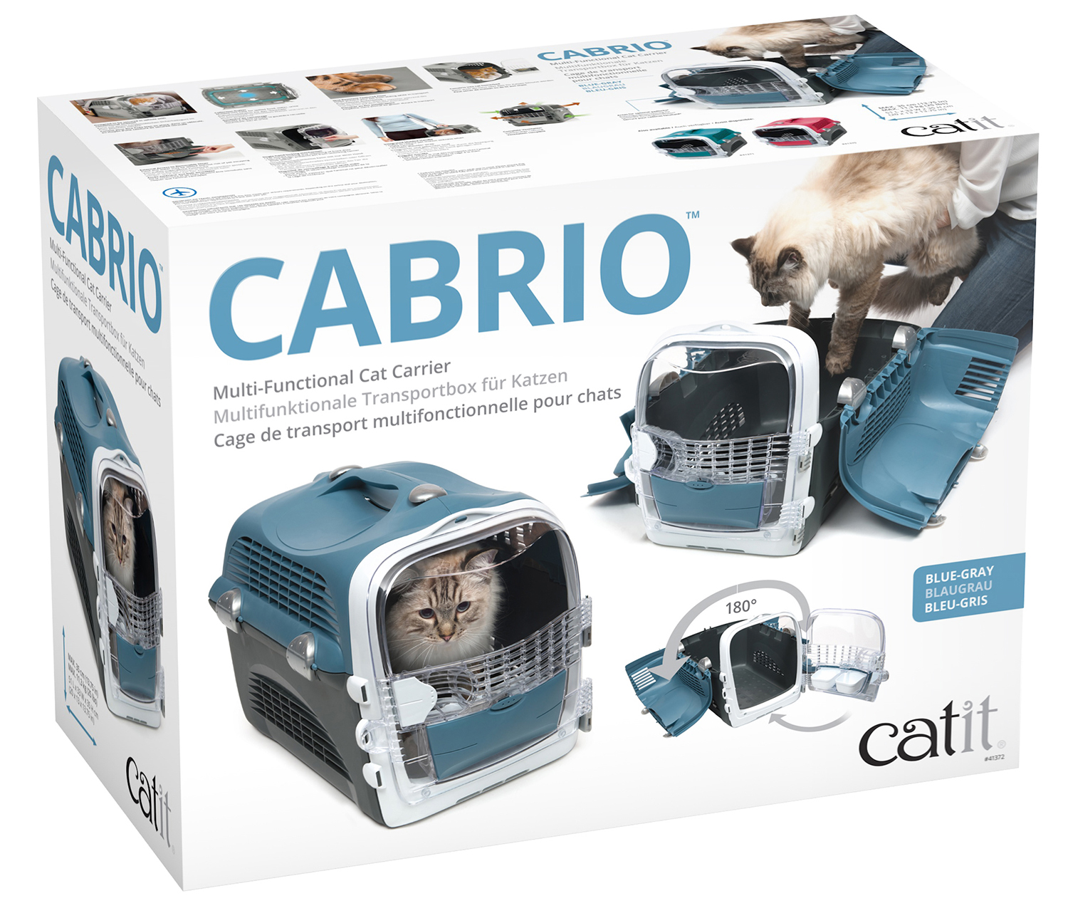 Hagen Catit Cabrio Carrier Blau / Grau