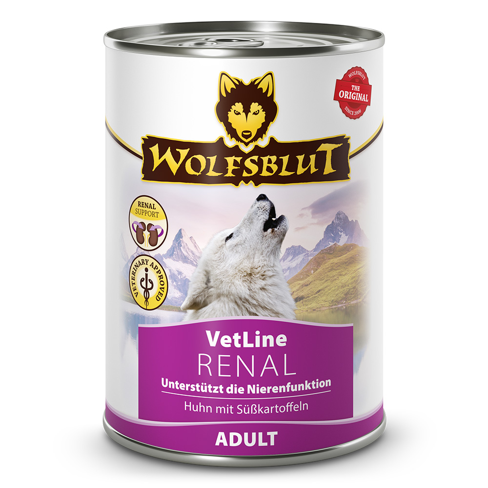 Wolfsblut VetLine Renal - Huhn mit Süßkartoffel 395g