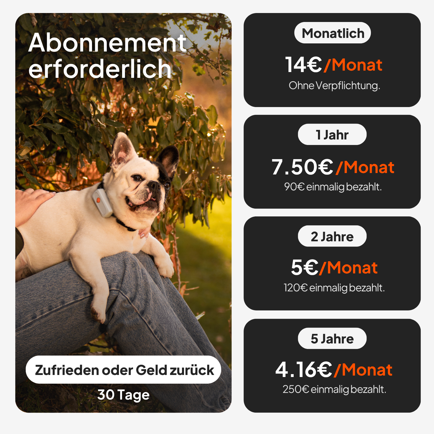 Weenect GPS-Tracker XS Dogs