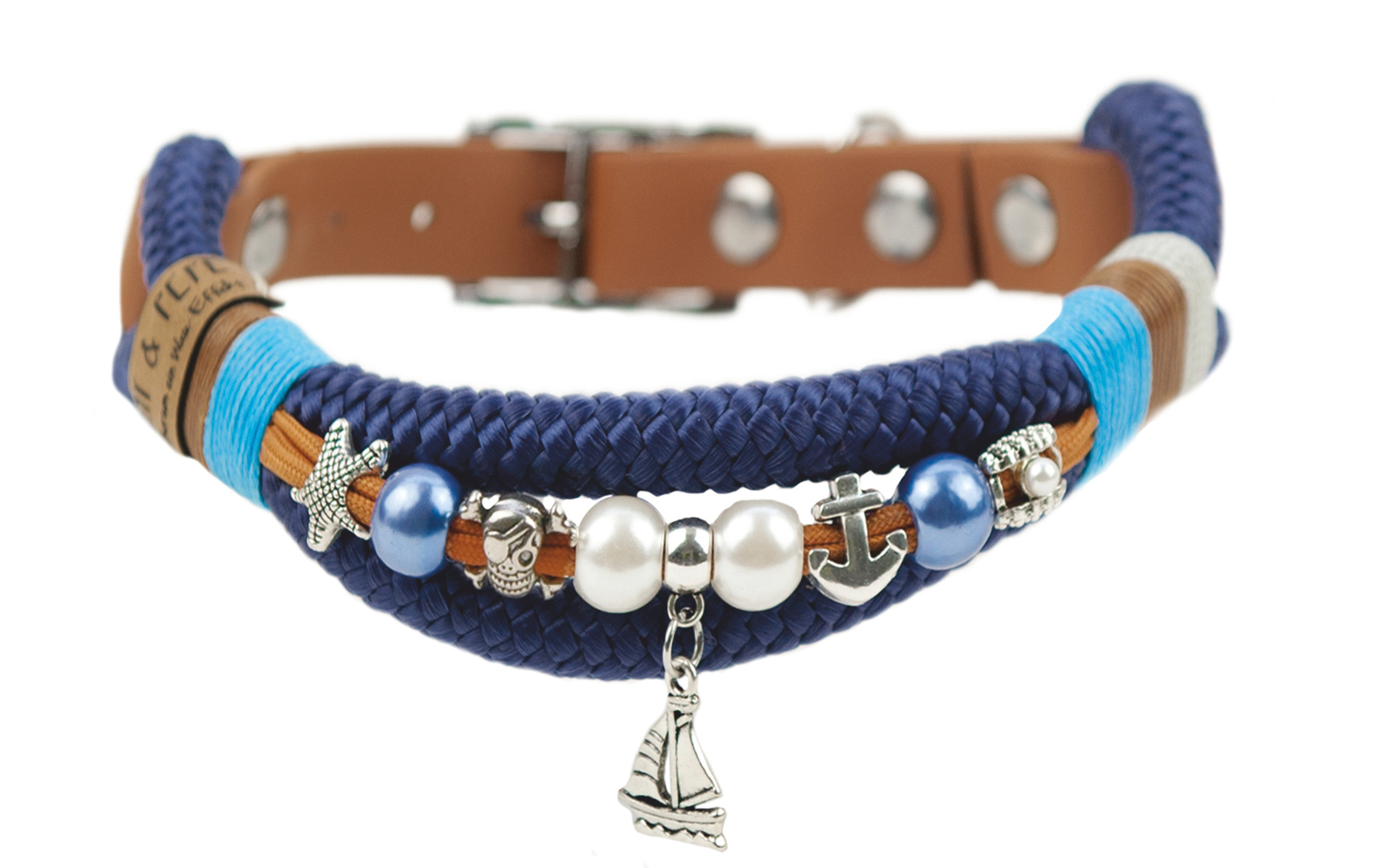 Emmy & Pepe Halsband mit Perlen Oyster